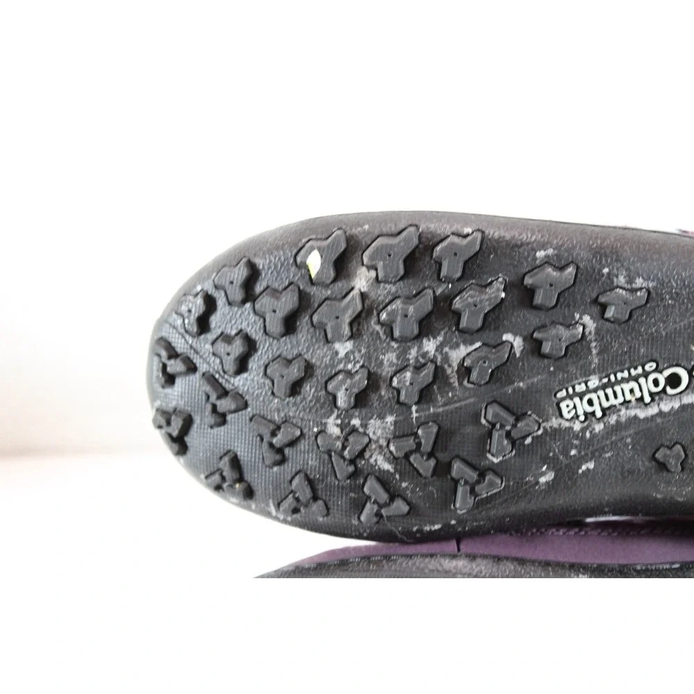 Columbia Womens Purple Lace Up Winter Snow Boots Size 5‎ Omni Grip
